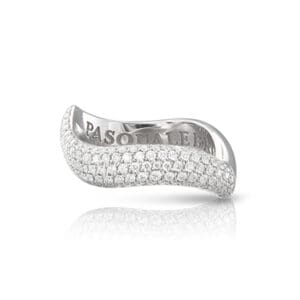 Anello Pasquale Bruni Sensual Touch in oro bianco e diamanti