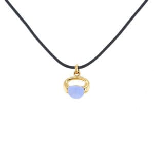 Ciondolo Pomellato Luna Oro Rosa e Calcedonio Ciondolo Pomellato Luna Oro Rosa e Calcedonio