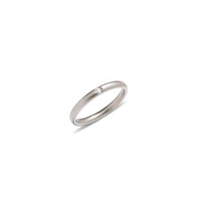 oro bianco sabbiato e diamante