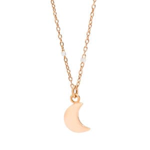 DCLLP-LUPP-9-K Collana Dodo Mini luna Oro rosa
