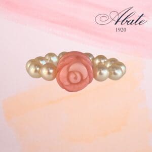 PhotoRoom_20230829_115846 Anello Mimi Elastica Perle Rosa e Corallo