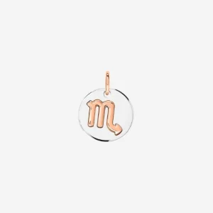 Ciondolo Dodo Zodiaco Scorpione in argento e oro rosa