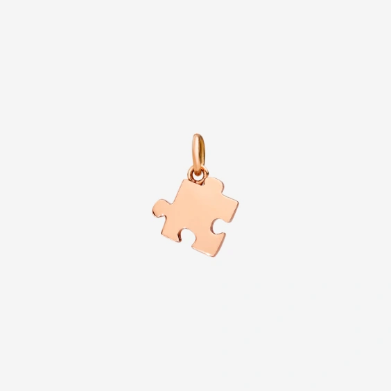 Ciondolo Dodo Puzzle oro rosa sinistro