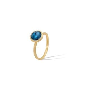 AB632-TPL01 Anello Marco Bicego Jaipur Oro giallo e topazio london- m.p.
