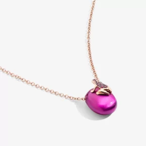 collana happy frog metal fucsia collana happy frog metal fucsia