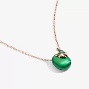 collana happy frog verde smeraldi collana happy frog verde smeraldi