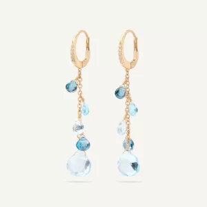 orecchini marco bicego oro giallo topazi